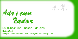 adrienn nador business card