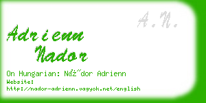 adrienn nador business card